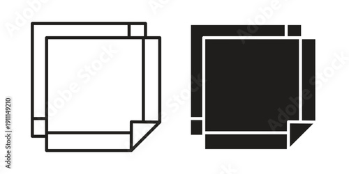 Handkerchief icon. Vector Isolated Illustration for web design.