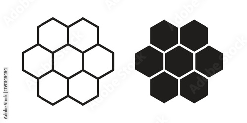 Honeycomb icon. Vector Isolated Illustration for web design.