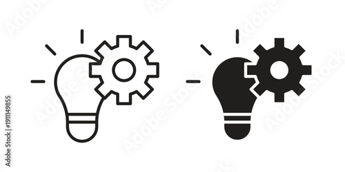 Innovation icon. Vector Isolated Illustration for web design.