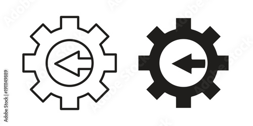 Integration icon. Vector Isolated Illustration for web design.