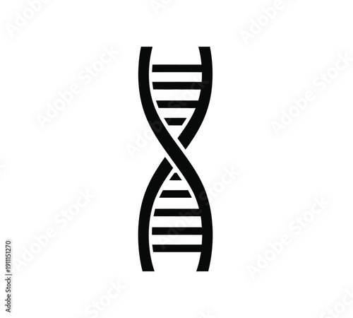 Dna double helix structure illustration