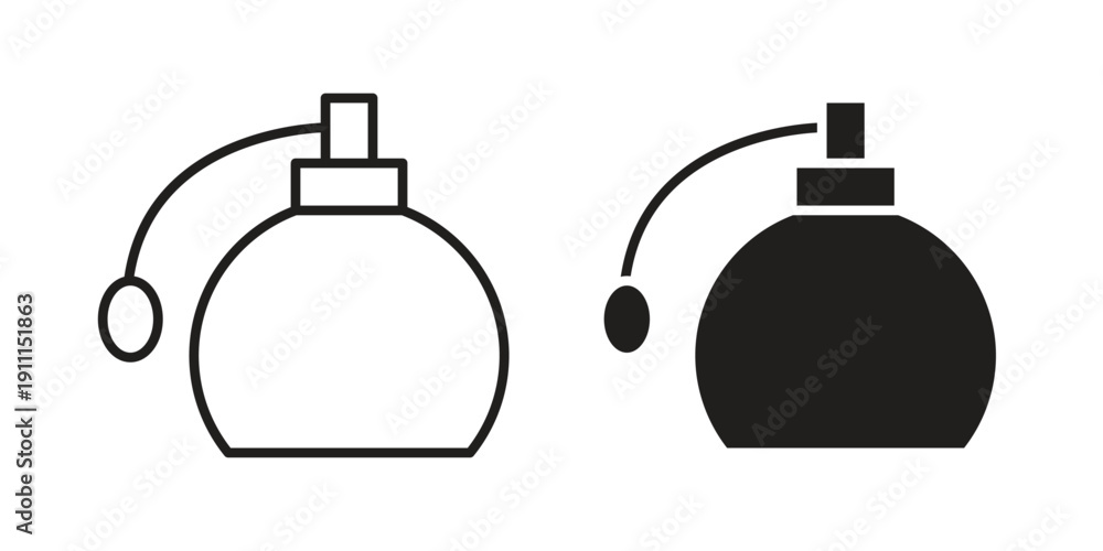 Obraz premium Perfume icon. Vector Isolated Illustration for web design.