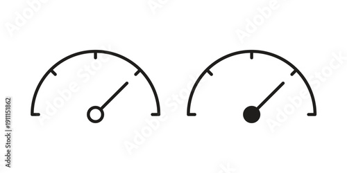 Performance indicator icon. Vector Isolated Illustration for web design.