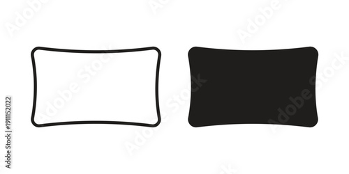 Pillow icon. Vector Isolated Illustration for web design.