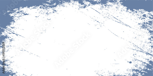 Abstract blue grunge background featuring a fresh liquid splash with transparent water drops and wet ink textures in a cool motion flow
