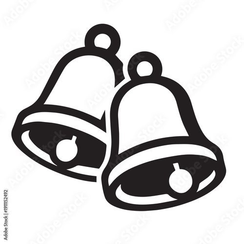 vector illustration of a bell