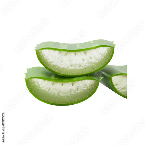 Wallpaper Mural Aloe vera slices isolated On Transparent Background Torontodigital.ca