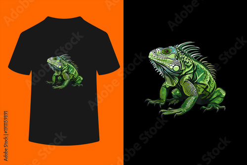 Iguanas, reptiles and Zoo Keeper Design Iguana T-Shirt