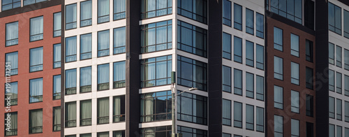 close up of windows on skyscraper office building in Chattanooga