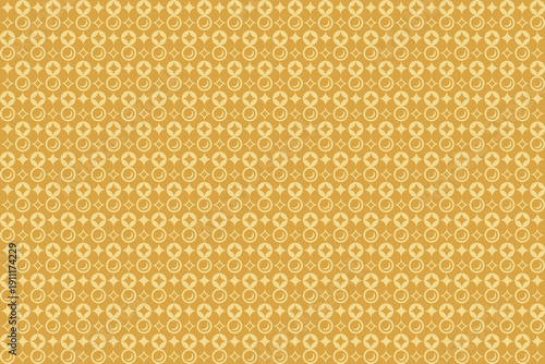 Seamless pattern background, crescent moon shape, starlight with geometric style, luxury gold color. Suitable for Islamic design, Ramadan, Eid Mubarak.