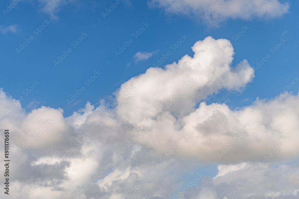 Obraz premium Morning sky with cloud. Sky and cloud formation. Weather cloudscape. Sky filled with cloud. Overcast scene. Cloudy sky view. Cloud drifting. Cloudy atmospheric backdrop. Air scenery