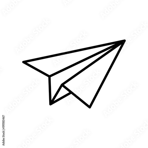 Paper airplane icon