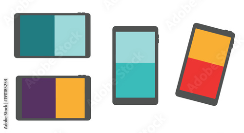 Tablet Line art creative design