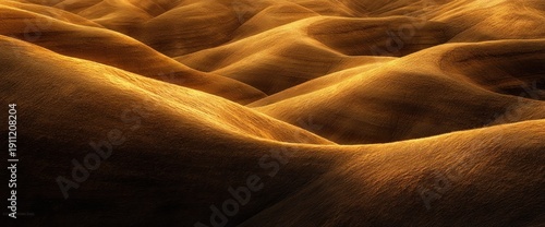 Golden Sand Dunes - A Textured Landscape of Shifting Sands.