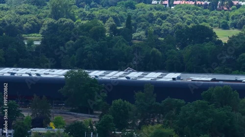 Wallpaper Mural Modern Architecture Detail: 7x Telephoto Zoom of the Wrocław Africarium Torontodigital.ca