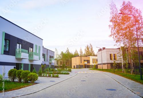 Photography Townhouses in gated community