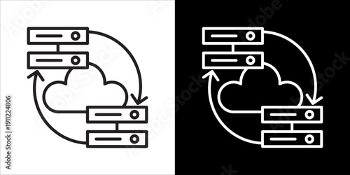 Migration Icon Sheet Black And White