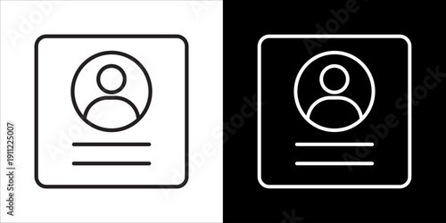 Profile Icon Sheet Black And White