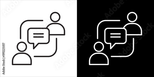 Consult Icon Sheet Black And White