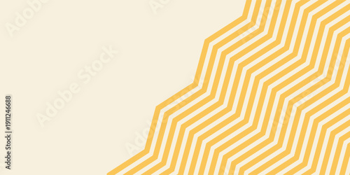 Abstract yellow and white chevron zigzag seamless pattern for backgrounds and textile design.