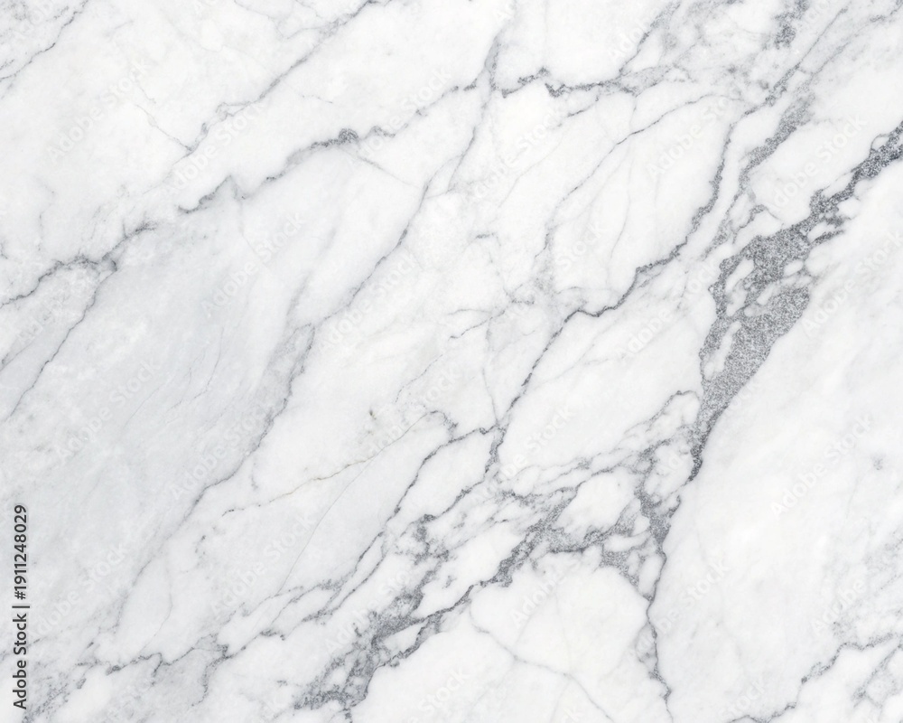 Fototapeta premium White Carrara Marble Texture Background with Elegant Grey Veins
