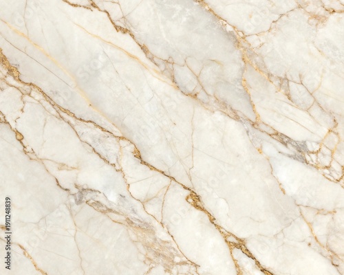 White Marble Texture Background with Elegant Gold and Tan Veins