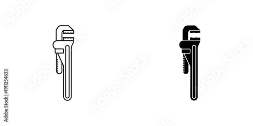 Stainless steel padlock and key icons isolated on white background vector illustration