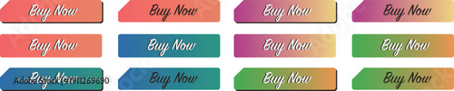 Buy Now CTA button variation set 購入するボタン デザイン違い ベクター素材