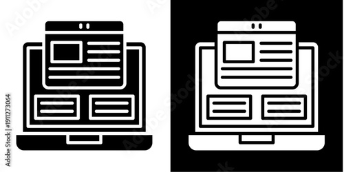 Disaster Map Icon Set White Glyph Style Collection