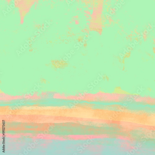 Canvas Print Artistic expressionist wall background with vibrant pastel colors