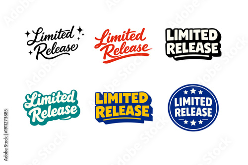 Limited release logo designs collection in various styles