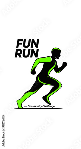 Dynamic Silhouette Runner For Fun Run Community Challenge
