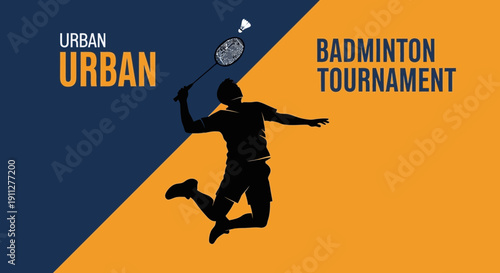 Dynamic Urban Badminton Tournament Celebration In Action