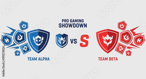 Epic Esports Clash Arena Showdown Between Team Alpha and Beta Competitions