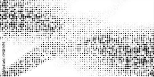 Background with monochrome dotted texture. Polka dot pattern template. vector ilustration eps 10