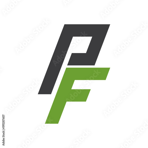 Monogram PF Logo illustration