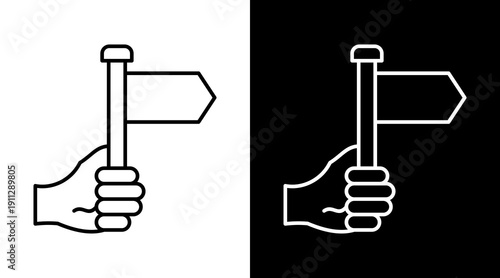 Success  White Icon Set Design