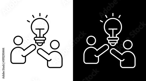 Mentor White Icon Set Design