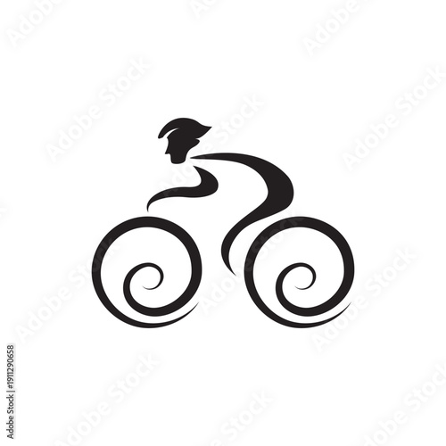 vector of cycling logo illustration