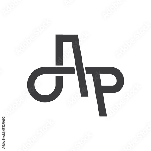 Monogram AP Logo Illustration