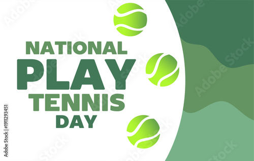 National Play Tennis Day for tennis lovers