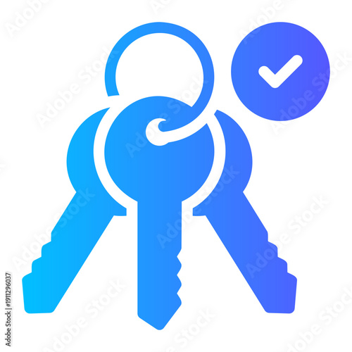 keyset gradient icon