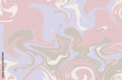 くすみパステルのマーブル抽象背景パターン