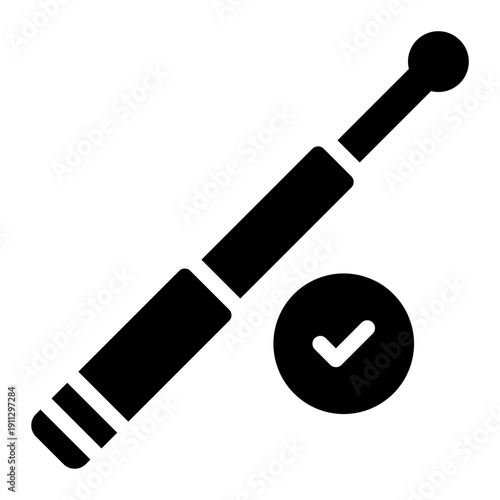 baton glyph icon