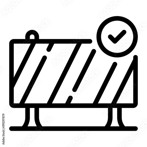 barrier line icon