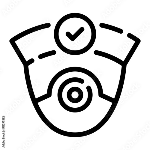 cctv line icon