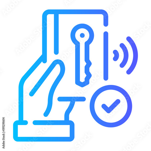 card key gradient icon