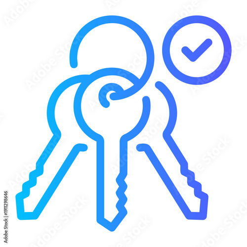 keyset gradient icon