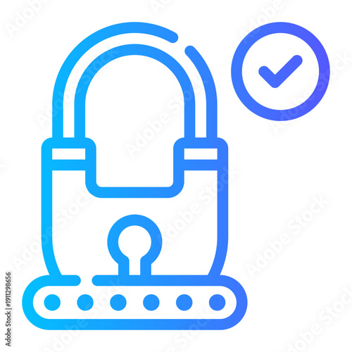 password gradient icon