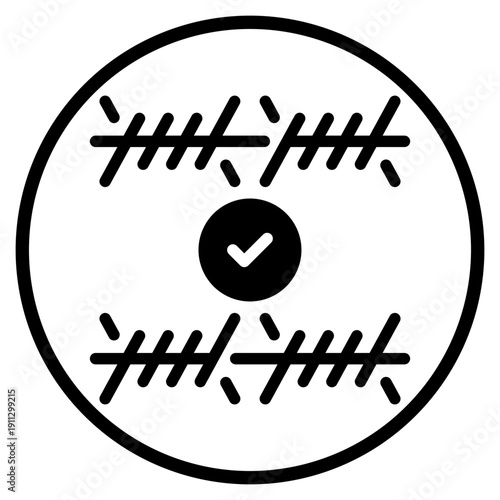 barbed wire glyph icon